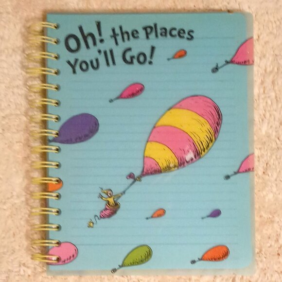 GUC  ~ Graphique  Dr. Seuss Journal/Spiral Notebook  "Oh! the Places You'll Go" - Picture 8 of 8
